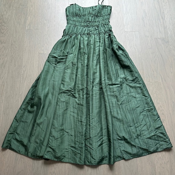 Jonathan Simkhai Green Maxi Dress - Picture 2 of 10